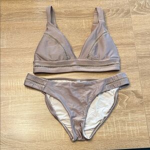 Tan Bikini Set